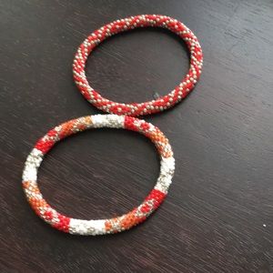 Colorful beaded bracelets